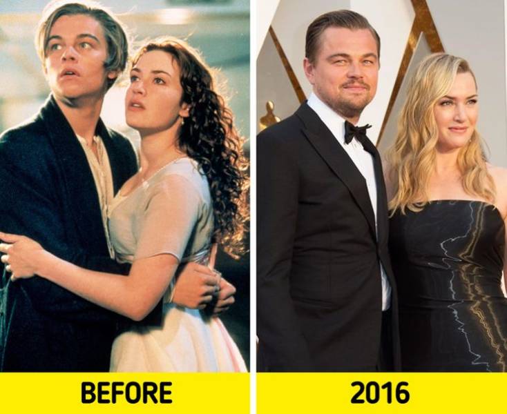 Actors And Actresses From “Titanic” 23 Years Ago And Now