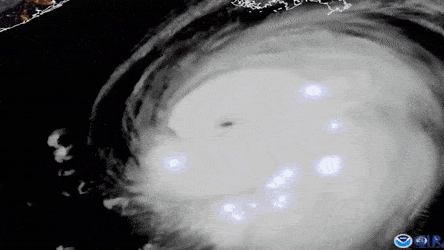 Raging Lightning Strikes Inside A Hurricane Captured By NOAA Satellite