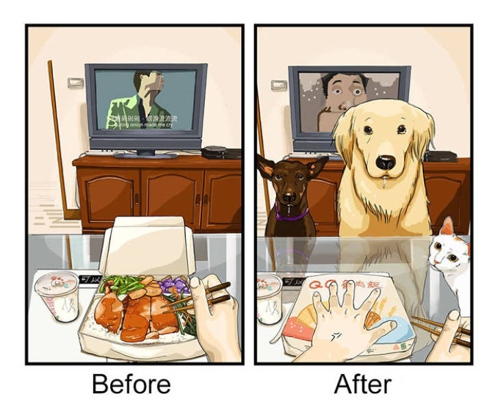 What Happens When You Finally Get A Pet…