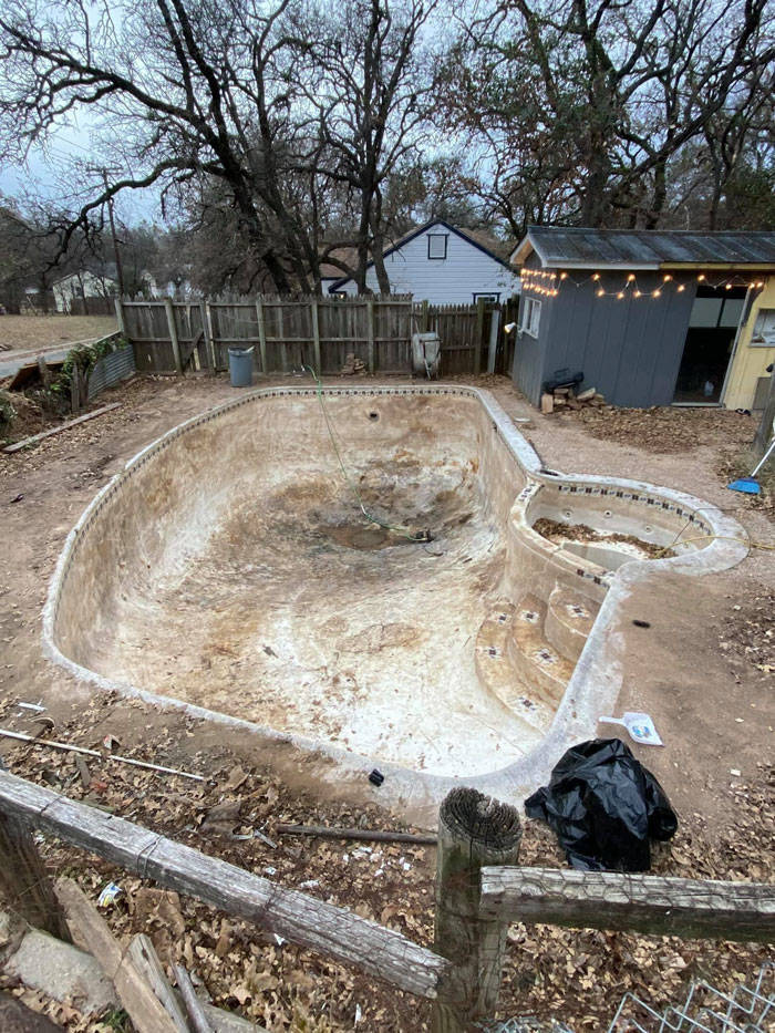 Man Buys A House For $20 Thousand, Finds A Giant Abandoned Pool In The Garden