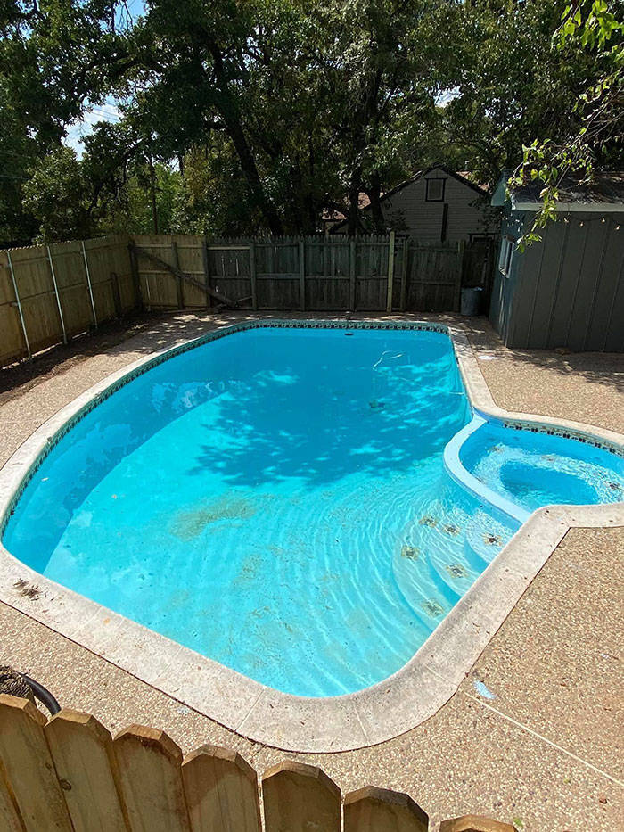 Man Buys A House For $20 Thousand, Finds A Giant Abandoned Pool In The Garden