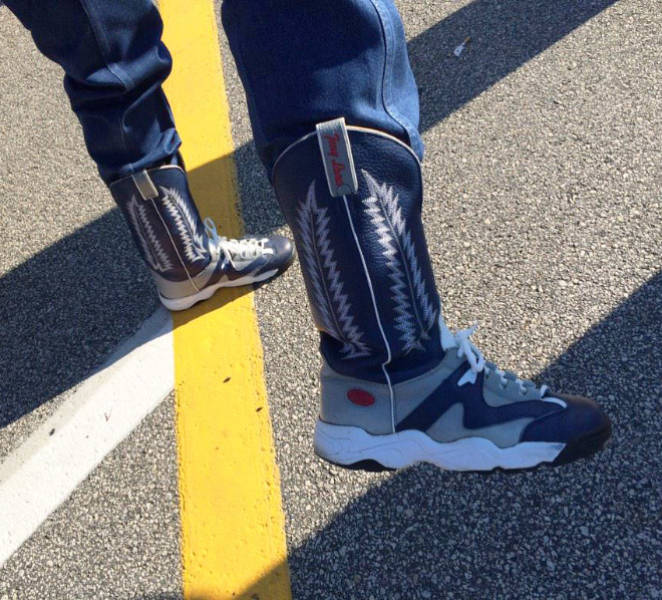 The Thing That Should’ve Never Existed – Cowboy Boot Sneakers…