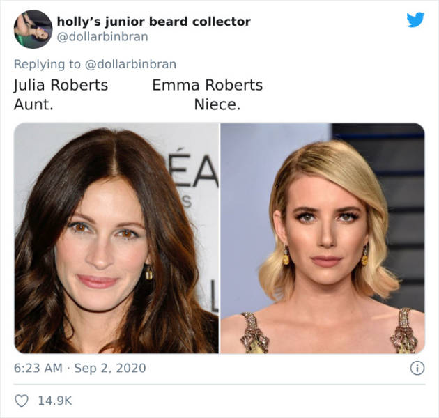 Twitter Users Share Random Relations Among Celebrities