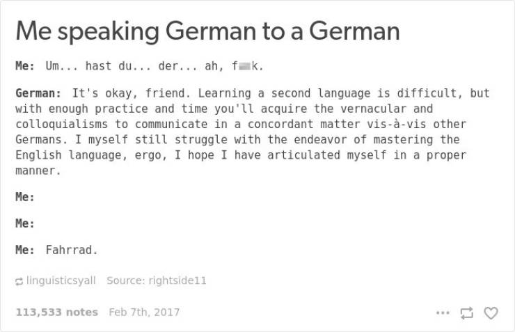 Jokes About The German Language Will Never Stop…