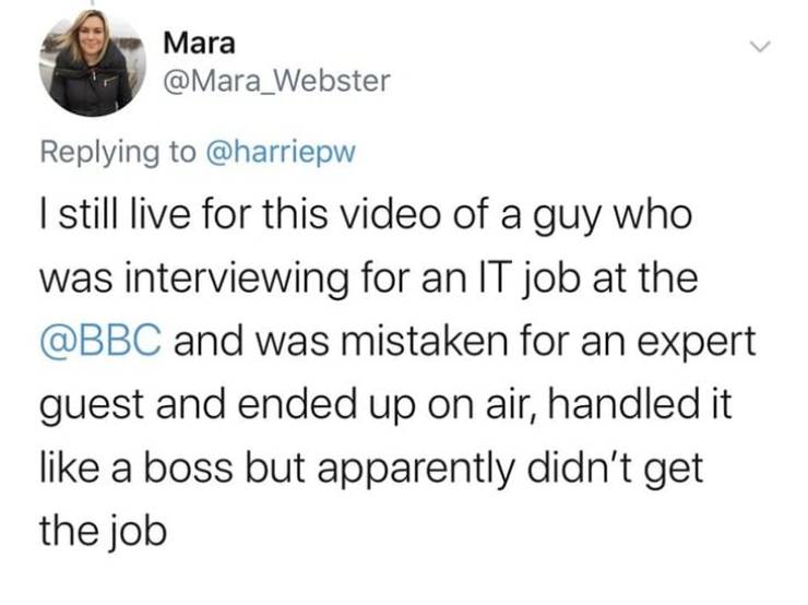 Not Their Best Job Interviews…