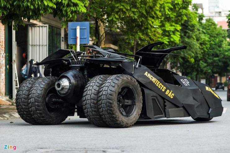 23-Year-Old Builds A Full-Blown Batmobile