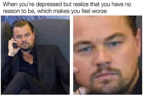 At Least Depression Goes With Memes…