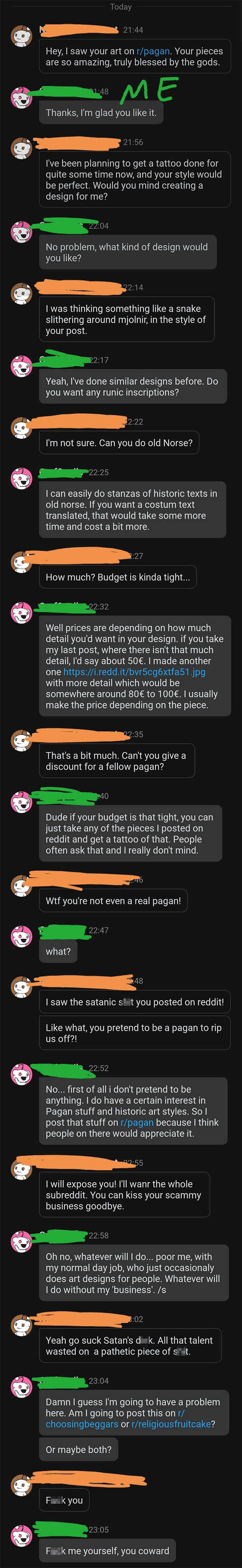 Choosing Beggars Are Kinda Pathetic…