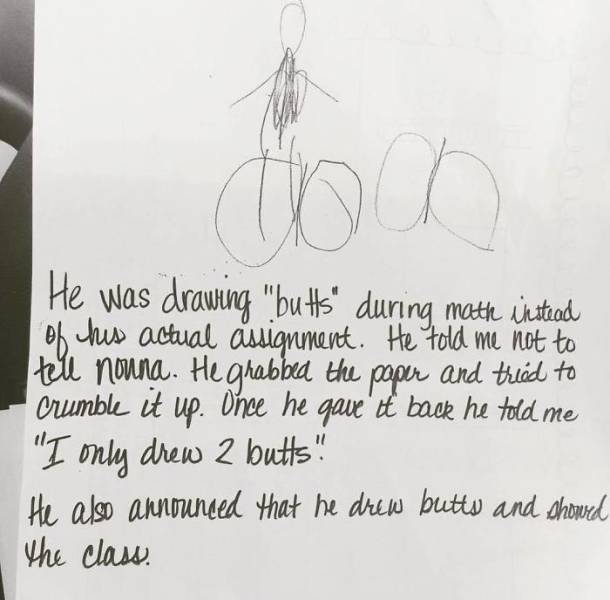 Funny Notes From Teachers To Parents