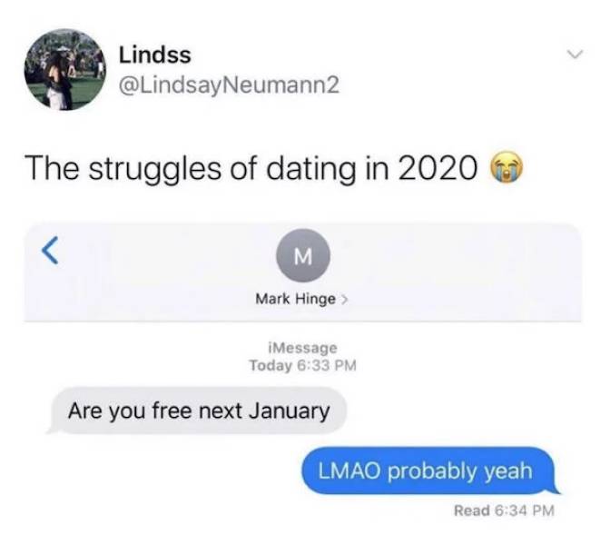 Dating Looks “Cool” In 2020…