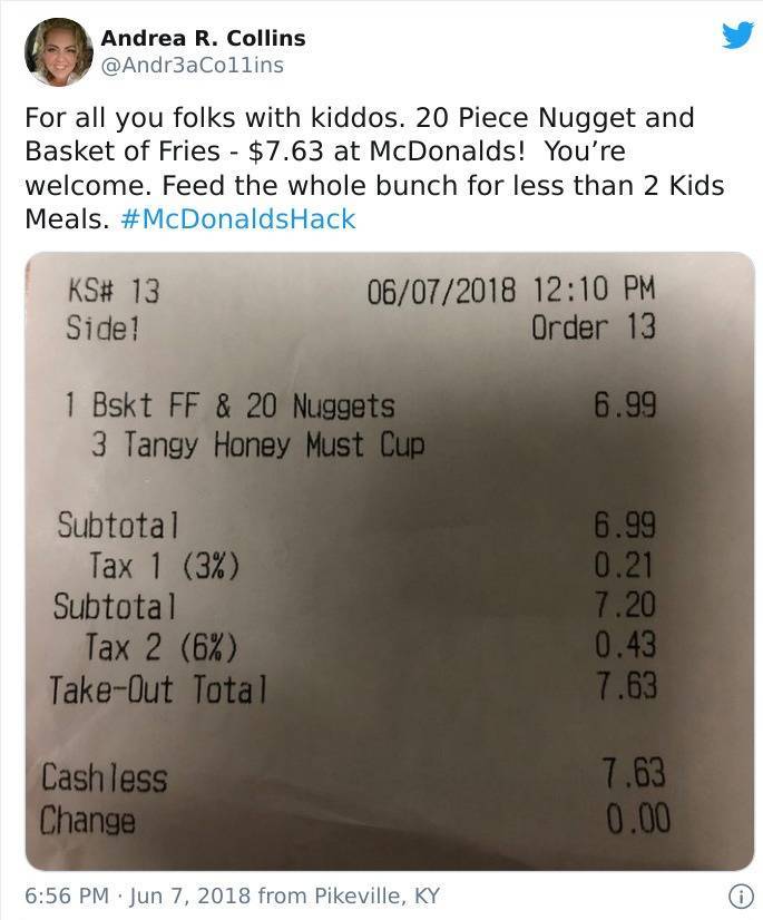 People Are Trying To Hack The “McDonald’s” Menu