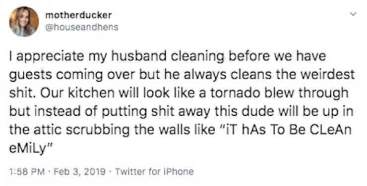 Married Cleaning Is Not For The Weak…