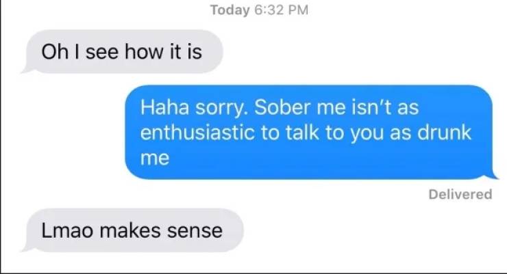 Texts From Exes Are Very, Very Special…