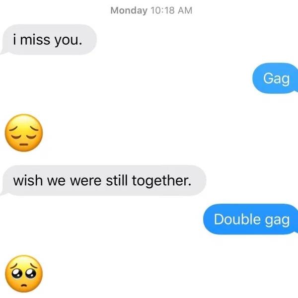 Texts From Exes Are Very, Very Special…