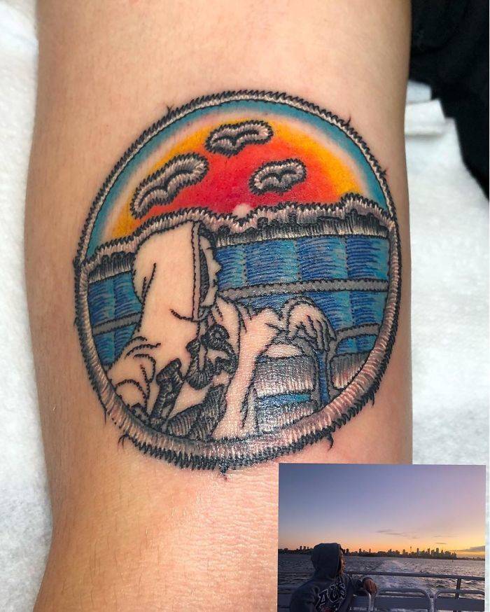 This Artist’s Tattoos Look Like They Are Sewn-On Patches!