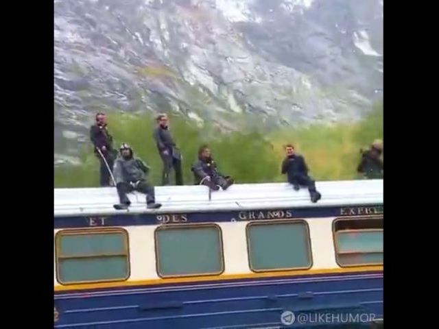 Tom Cruise On Set In Norway