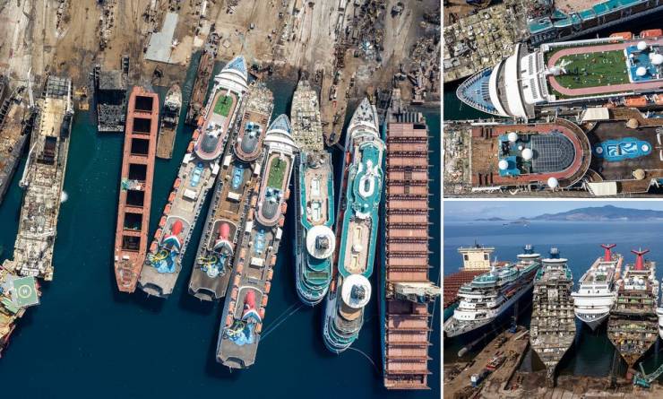 Cruise Ship Graveyard In Turkey