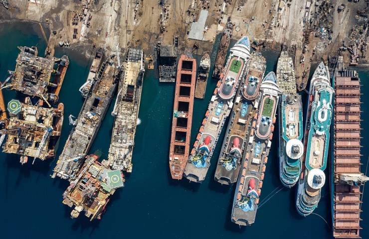 Cruise Ship Graveyard In Turkey