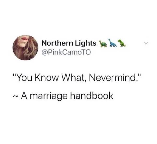 Marriage Is Funny, At Least For One Side Of It
