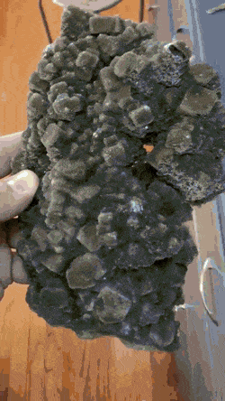 Calcite On Fluorite When Exposed To Light