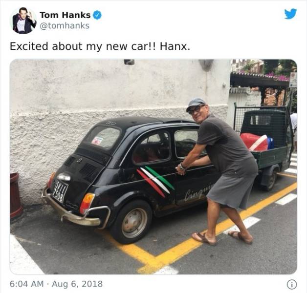 Tom Hanks’ “Twitter” Account Is Pure Wholesomeness!