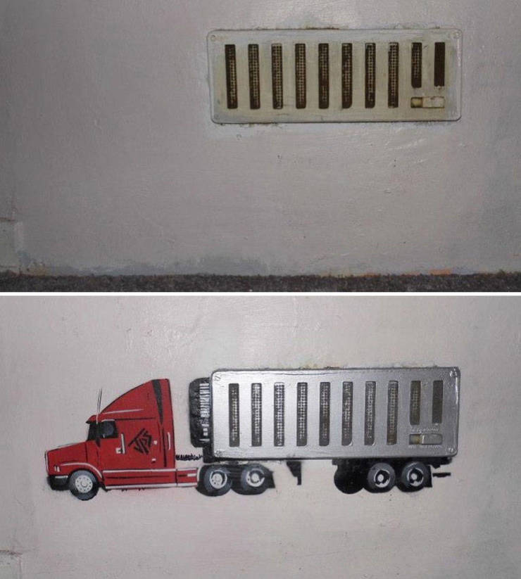 This Street Artist’s Graffiti Interacts With The Real World!