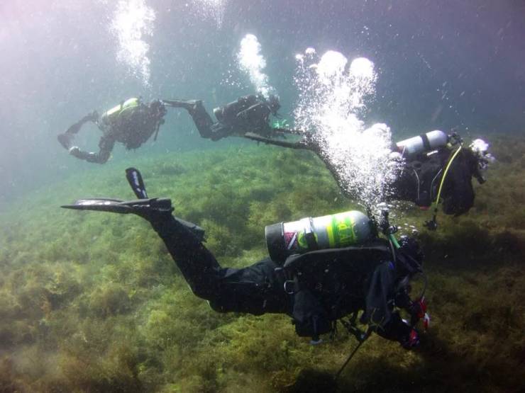 Divers See All Sorts Of Creepy Things Down Below…