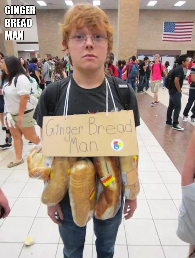 When Your Halloween Costume Is A Pun…