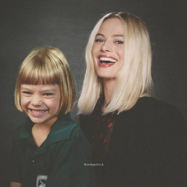 Celebrities Photoshopped With Their Younger Selves