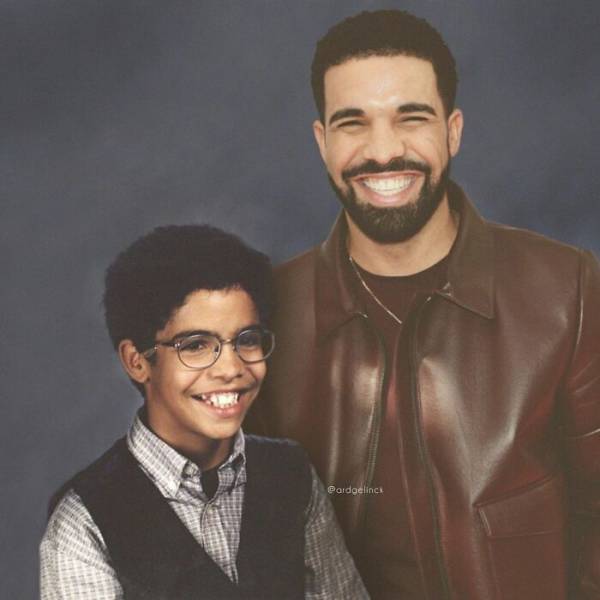 Celebrities Photoshopped With Their Younger Selves