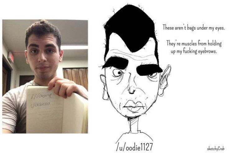 Artist Roasts People By Drawing Them