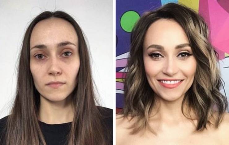 How Fresh Makeup And A New Hairstyle Can Change Woman’s Appearance