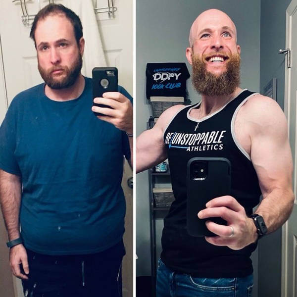 Guy Stops Drinking Alcohol, Shows The Change From 24 Hours To Four Years Of Sobriety
