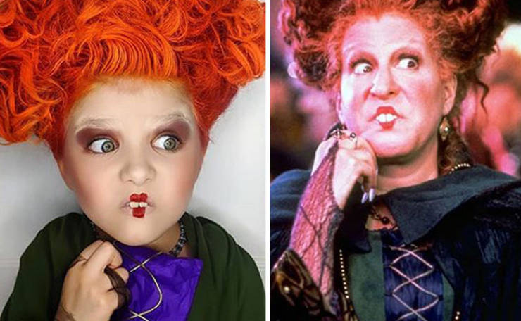Mom Gives Her Daughters A Full Month Of Halloween Makeup