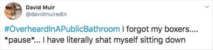 You Can Overhear Some Weird Things While In A Public Restroom…