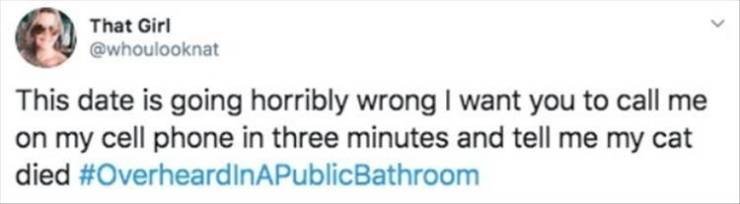 You Can Overhear Some Weird Things While In A Public Restroom…