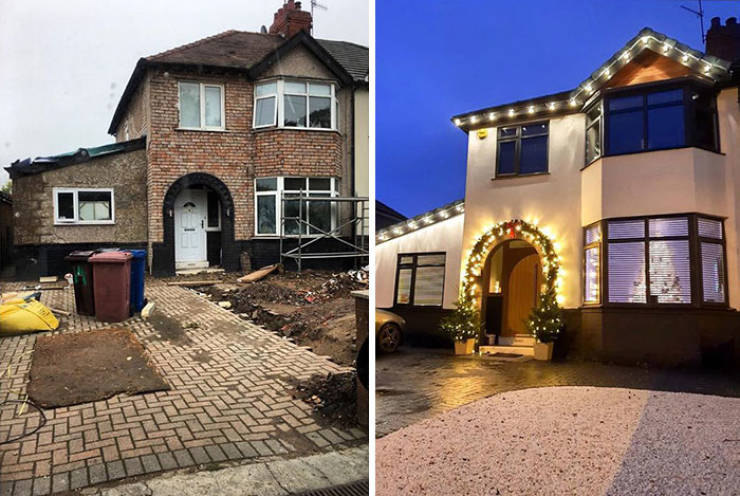 Woman Turns An Old House Into A Luxury Mansion