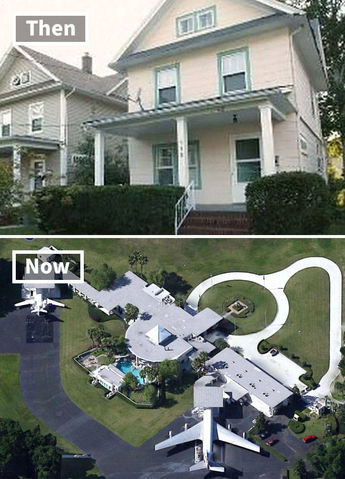 Celebrity Houses Before And After Their Fame