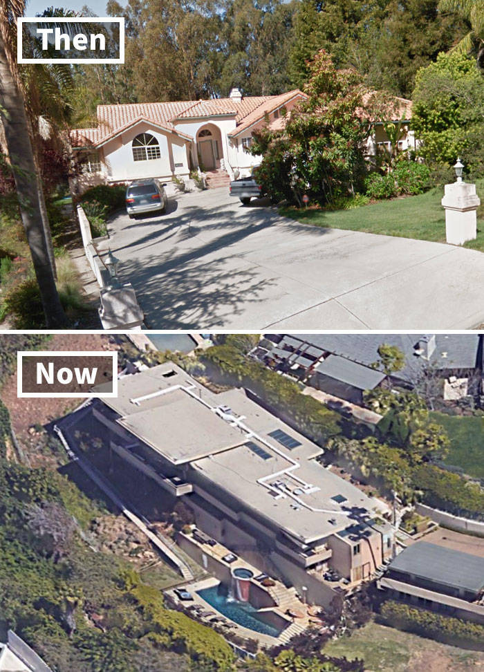 Celebrity Houses Before And After Their Fame