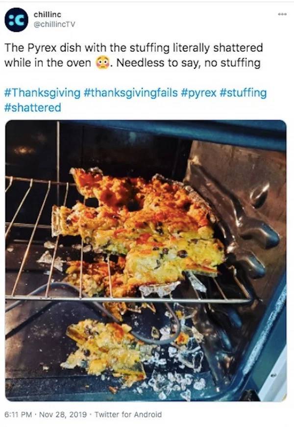 Holiday Cooking Always Has Some Fails In It…