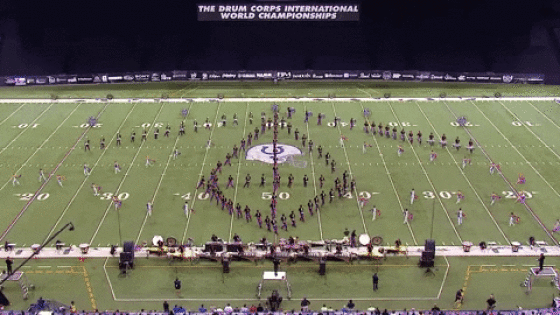 A Marching Band Showing 3D Performance