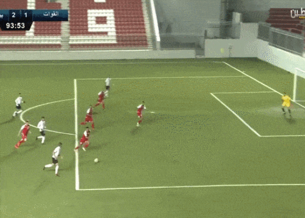 An Incredible Zero-Angle Goal