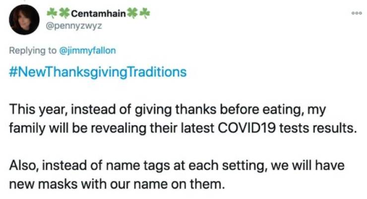 2020 Has Brought Us Some New Thanksgiving Traditions