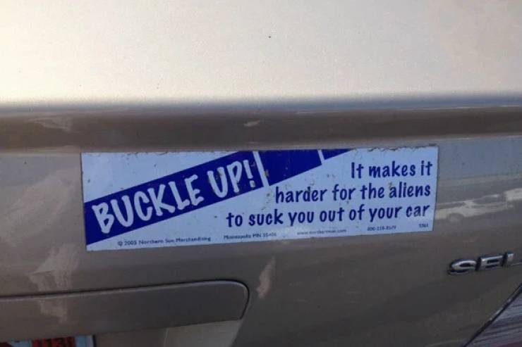 Read The Bumper Sticker!