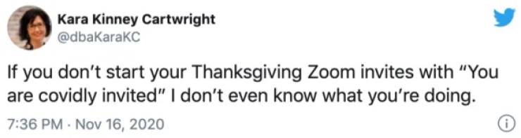2020 Thanksgiving Is Not Like Anything We’ve Seen Before…