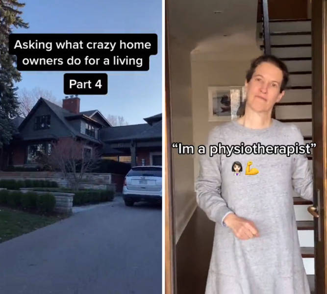 Guy Asks People Who Live In Big Houses What They Do For A Living