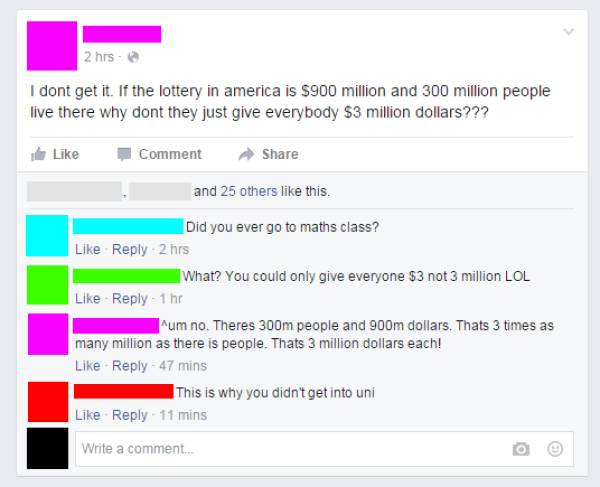 How About You Do The Math First?