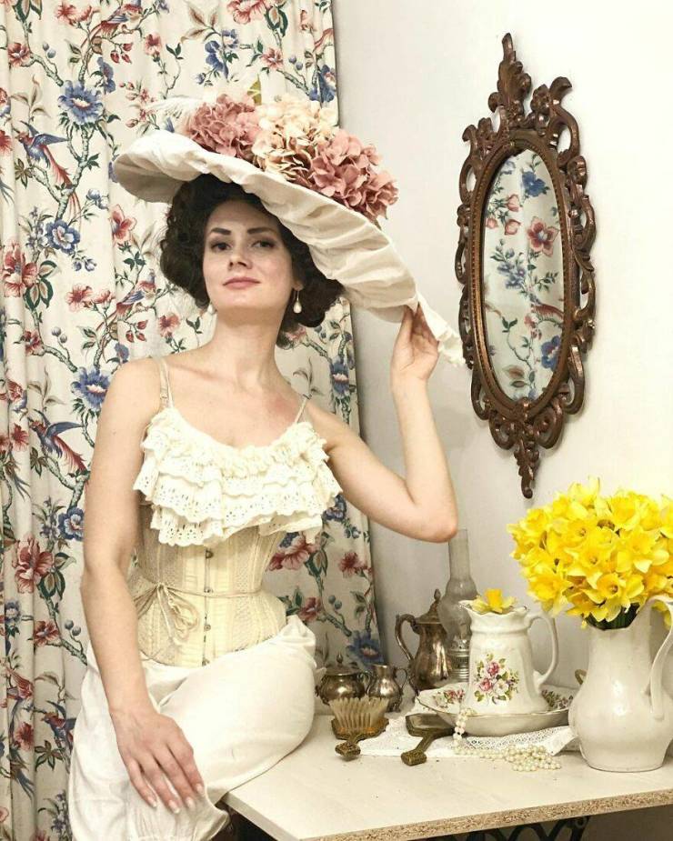 This Woman Loves Her 19th Century Attires!