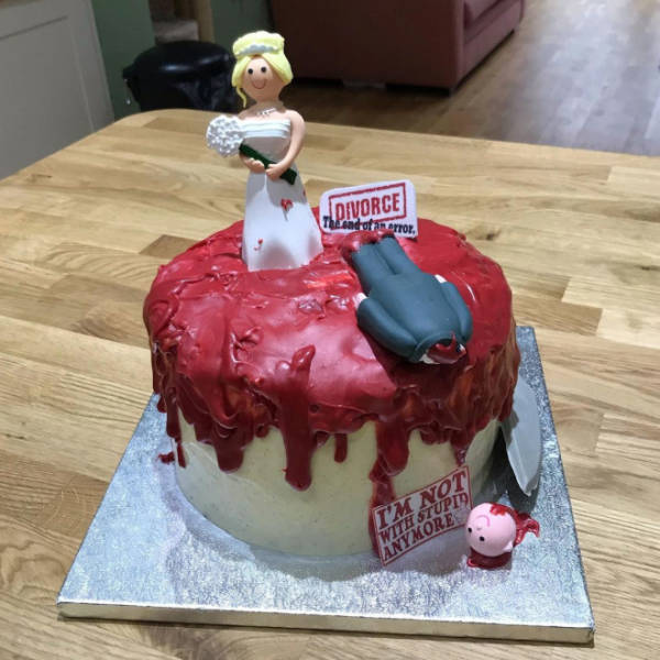 These Divorce Cakes Are Just Mean…