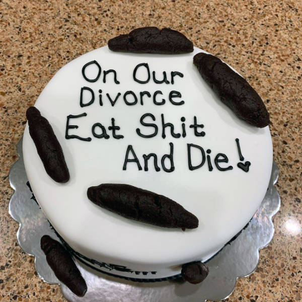 These Divorce Cakes Are Just Mean…